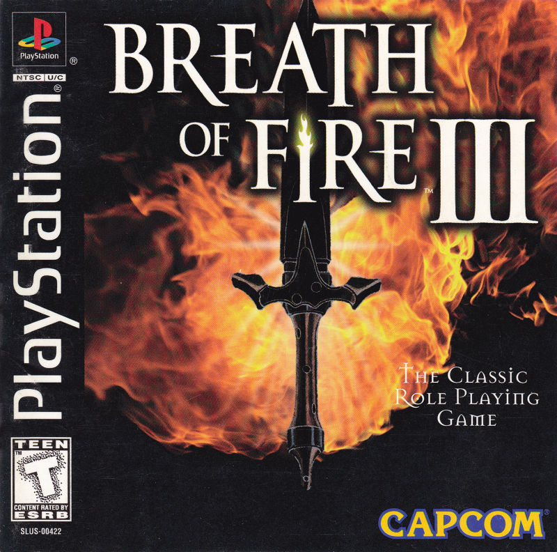 Front cover of Breath of Fire III for PlayStation