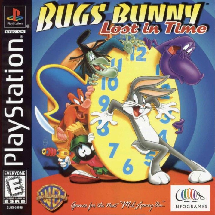 Front cover of Bugs Bunny: Lost in Time for PlayStation