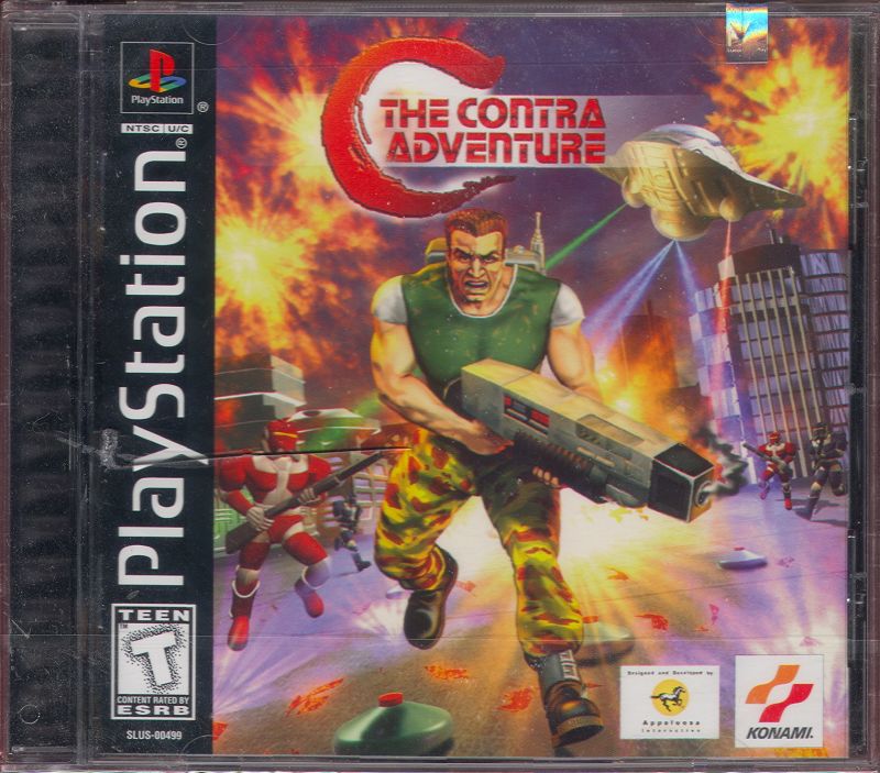 Front cover of C: The Contra Adventure for PlayStation