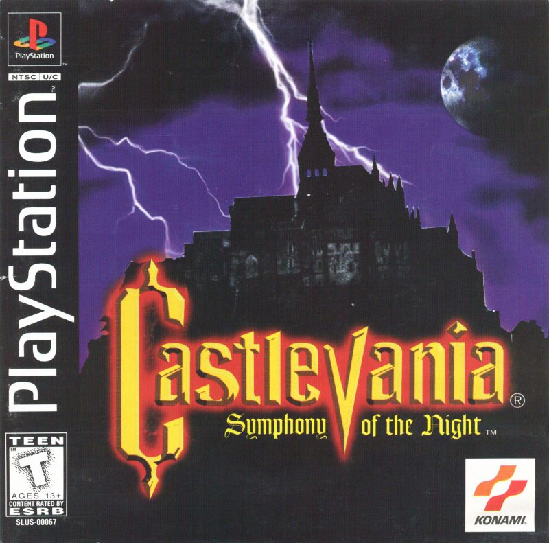 Front cover of Castlevania: Symphony of the Night for PlayStation