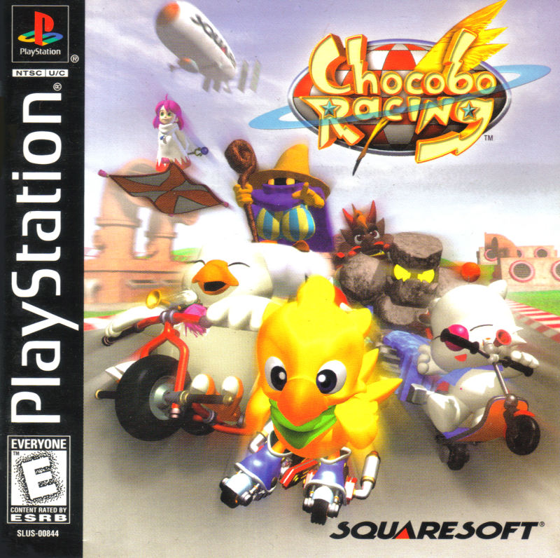 Front cover of Chocobo Racing for PlayStation