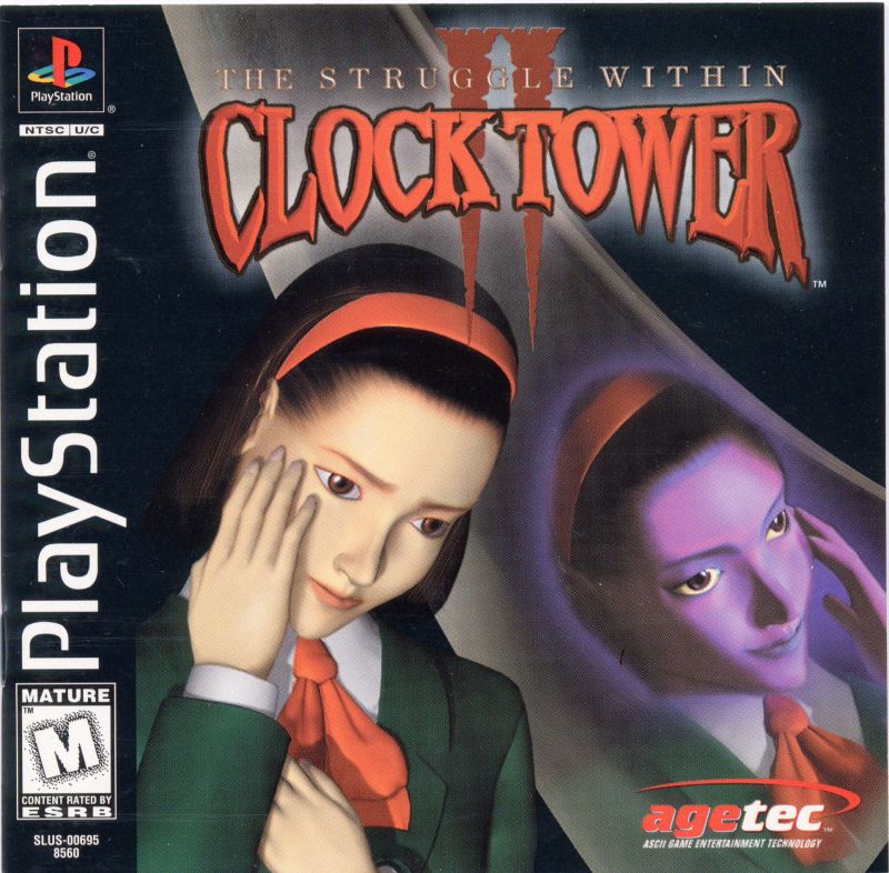 Front cover of Clock Tower II: The Struggle Within for PlayStation