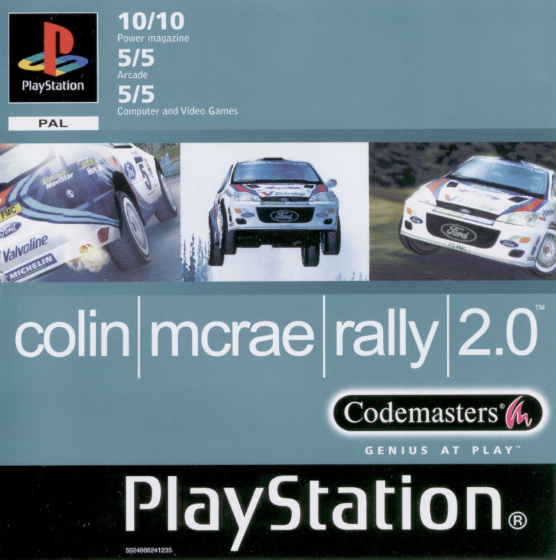 Front cover of Colin McRae Rally 2.0 for PlayStation