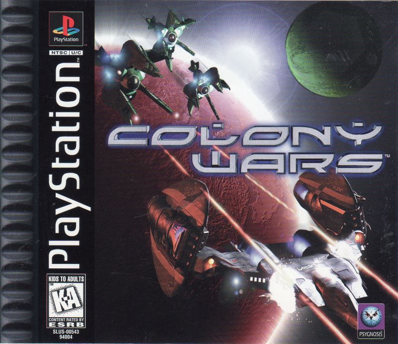 Front cover of Colony Wars for PlayStation