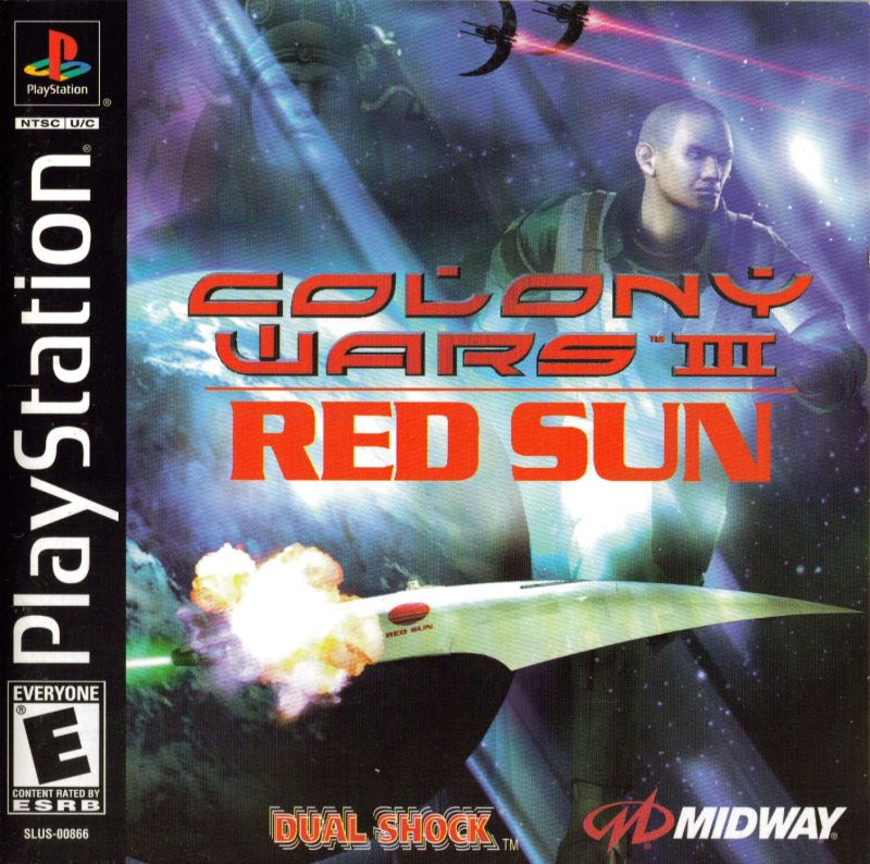 Front cover of Colony Wars III: Red Sun for PlayStation