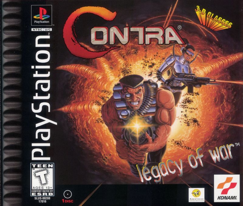 Front cover of Contra: Legacy of War for PlayStation