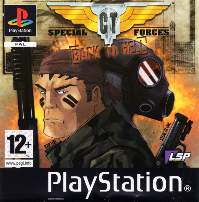 Front cover of CT Special Forces: Back to Hell for PlayStation