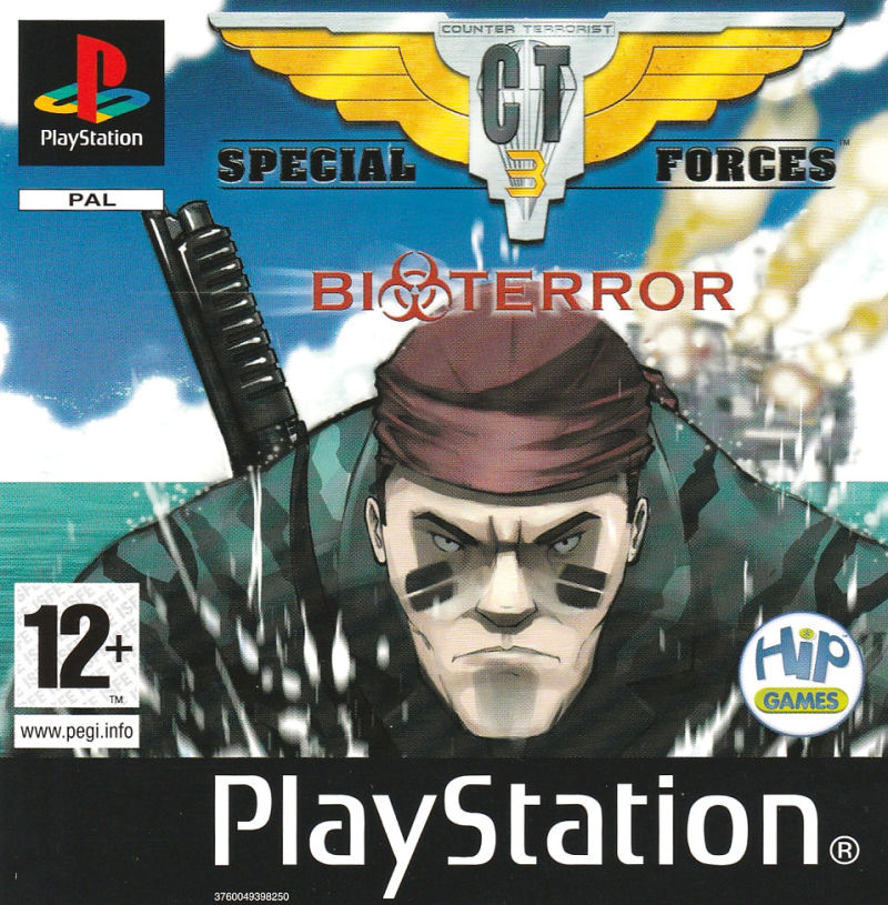 Front cover of CT Special Forces 3: Bioterror for PlayStation