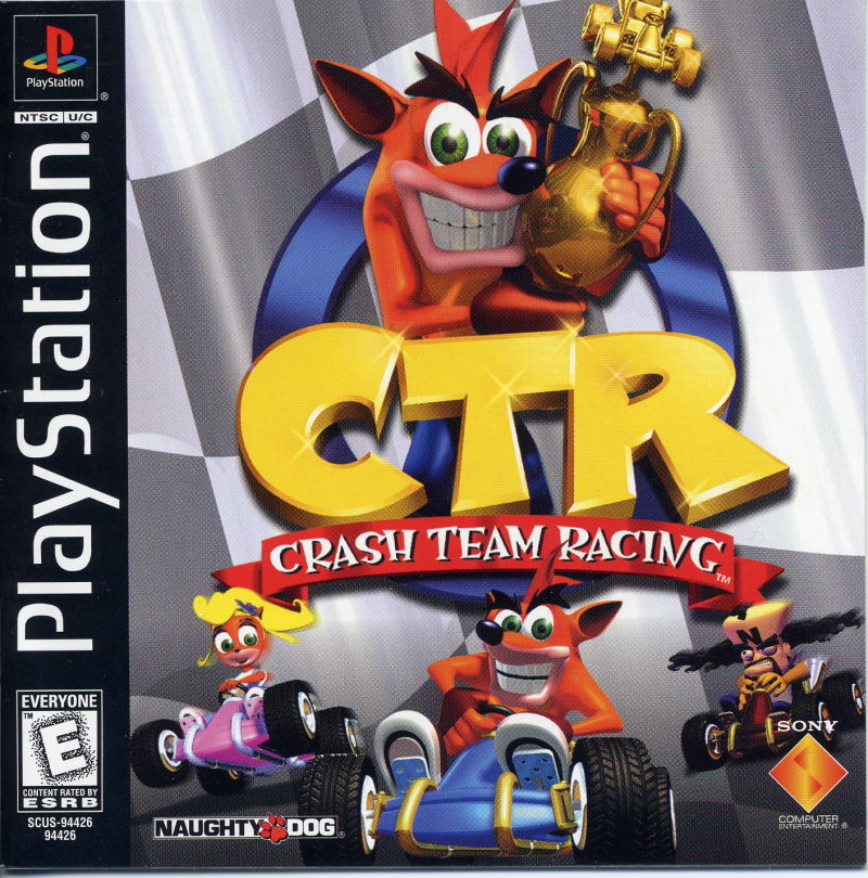 Front cover of CTR: Crash Team Racing for PlayStation