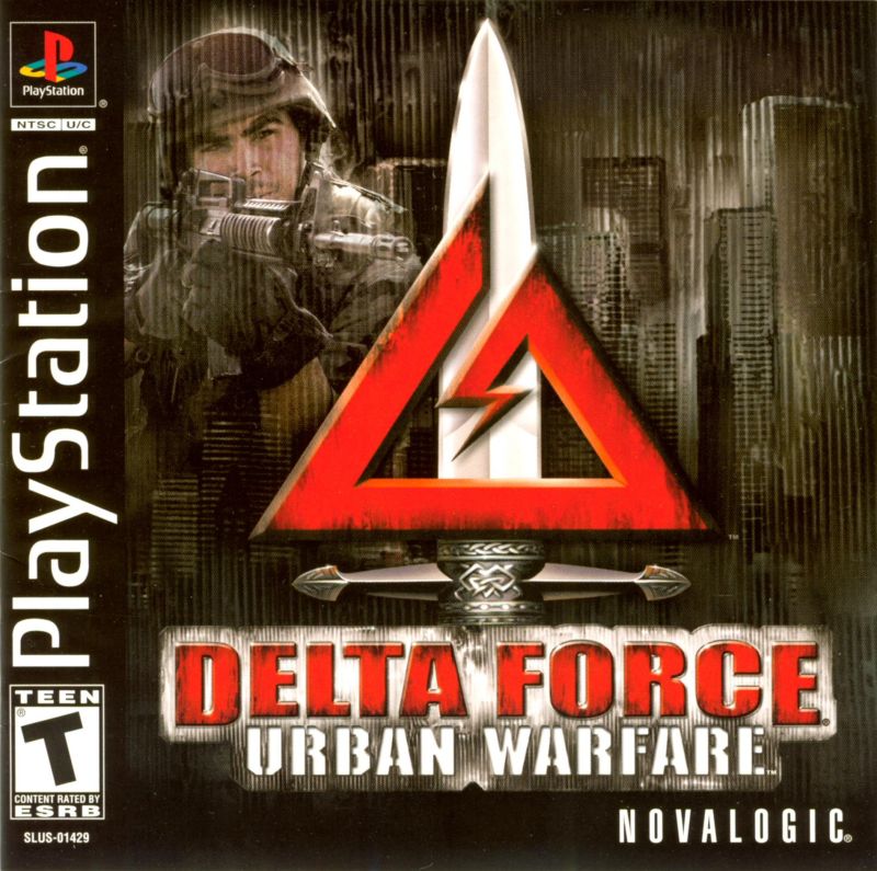 Front cover of Delta Force: Urban Warfare for PlayStation