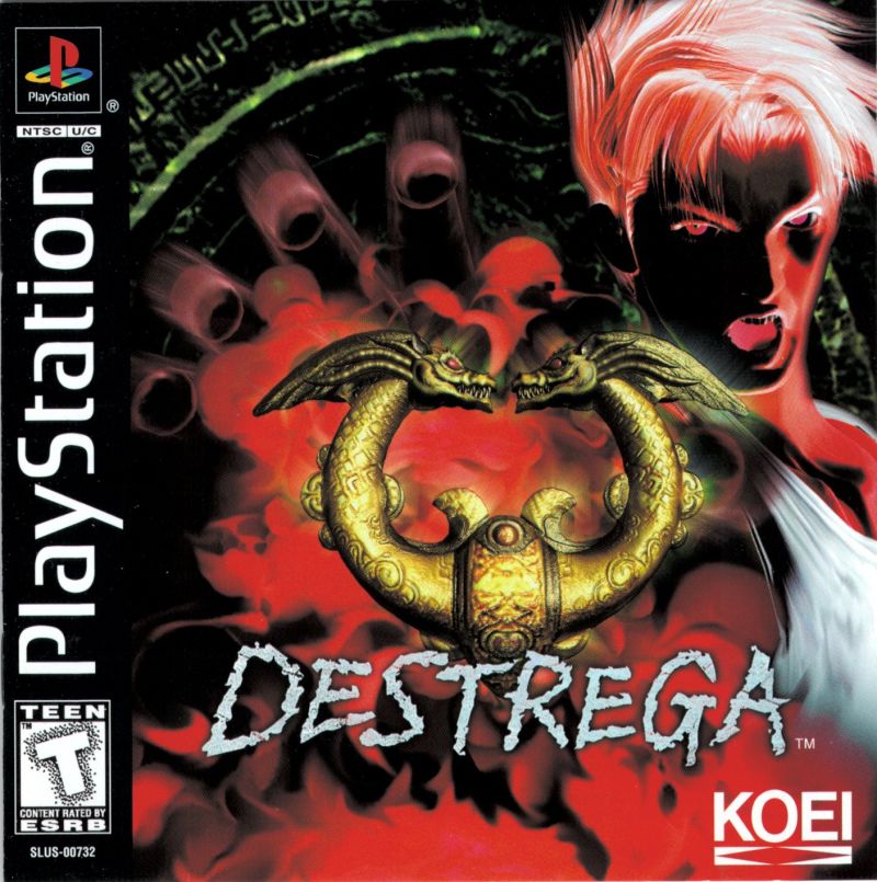 Front cover of Destrega for PlayStation