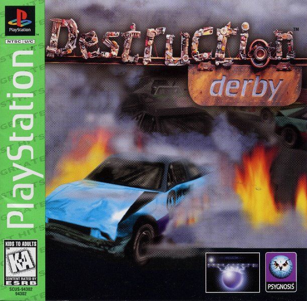 Front cover of Destruction Derby for PlayStation