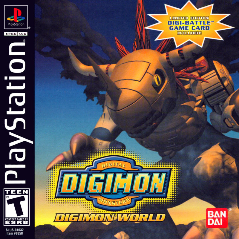 Front cover of Digimon World for PlayStation