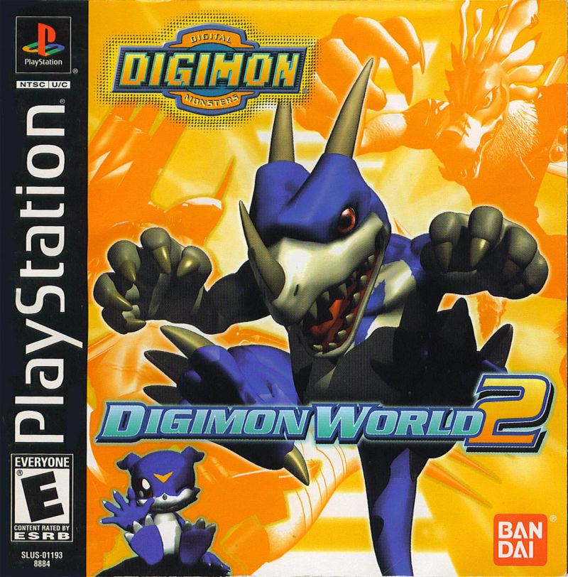 Front cover of Digimon World 2 for PlayStation