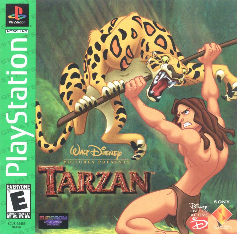 Front cover of Disney's Tarzan for PlayStation
