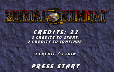 Front cover of Mortal Kombat 3 for Arcade