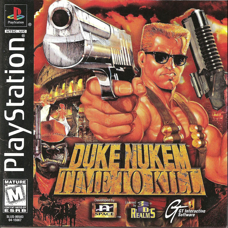 Front cover of Duke Nukem: Time to Kill for PlayStation
