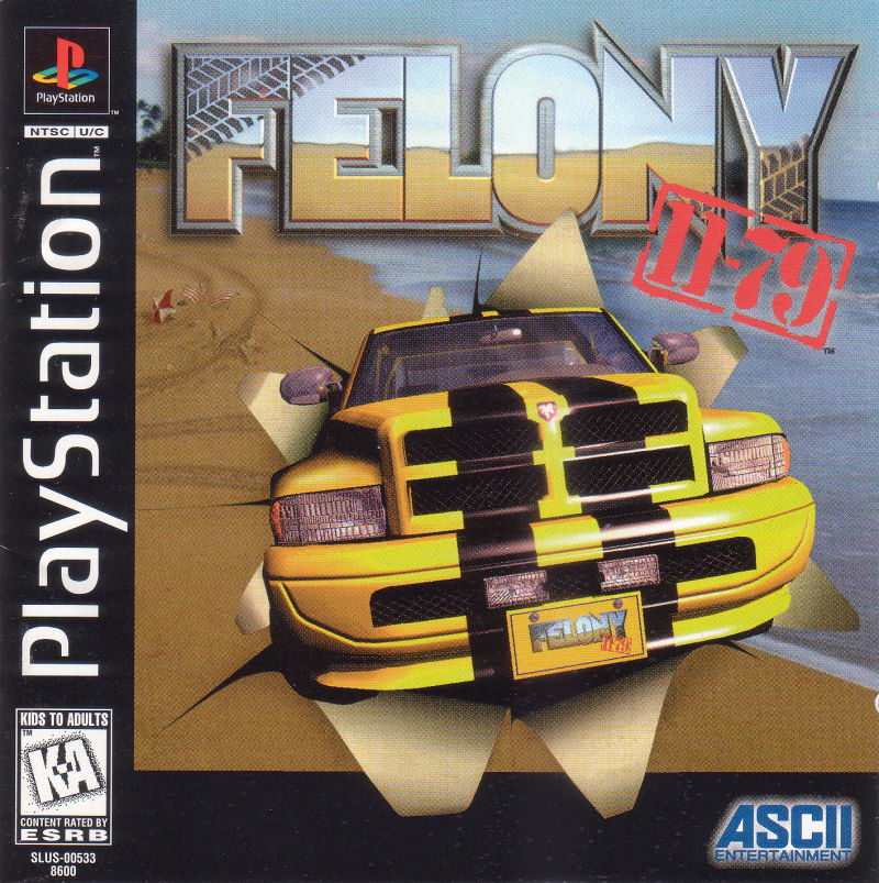 Front cover of Felony 11-79 for PlayStation
