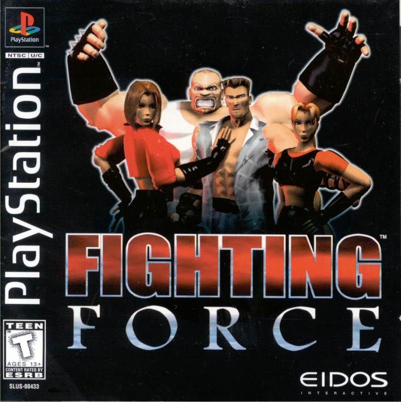 Front cover of Fighting Force for PlayStation