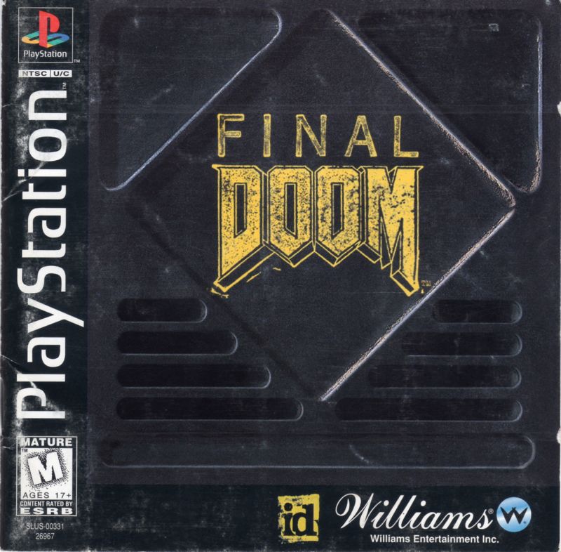 Front cover of Final DOOM for PlayStation