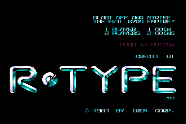 Front cover of R-Type for Arcade