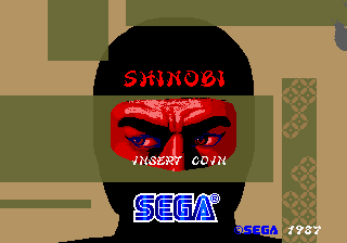Front cover of Shinobi for Arcade