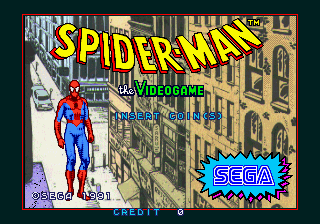 Front cover of Spider-Man: The Videogame for Arcade