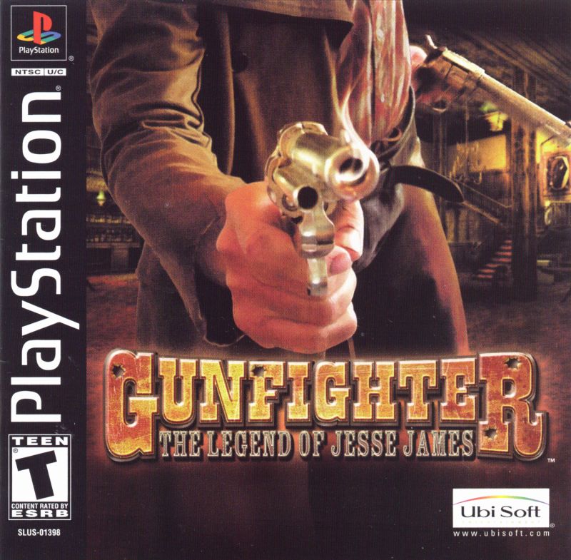 Front cover of Gunfighter: The Legend of Jesse James for PlayStation