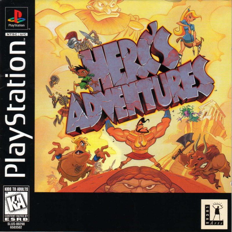 Front cover of Herc's Adventures for PlayStation