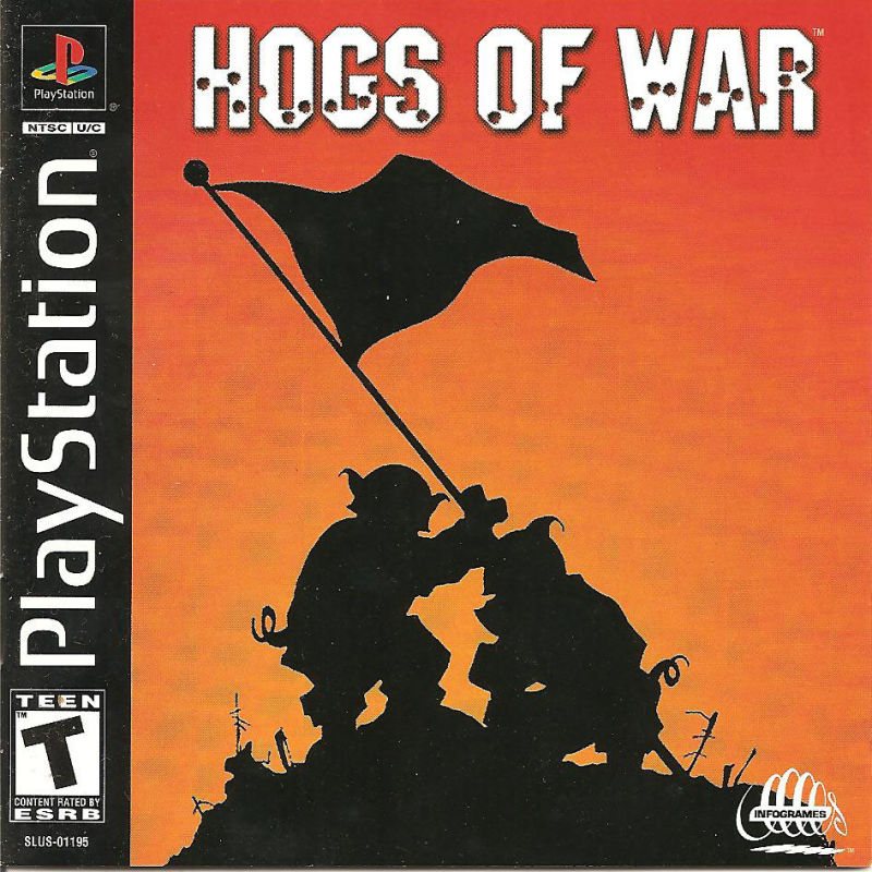 Front cover of Hogs of War for PlayStation