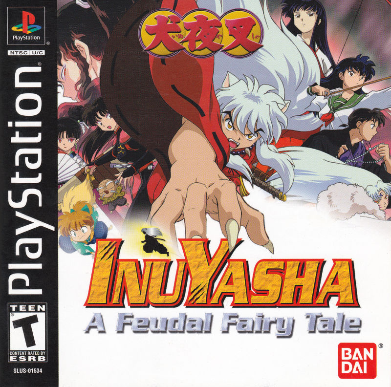 Front cover of InuYasha: A Feudal Fairy Tale for PlayStation