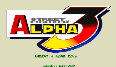 Front cover of Street Fighter Alpha 3 for Arcade