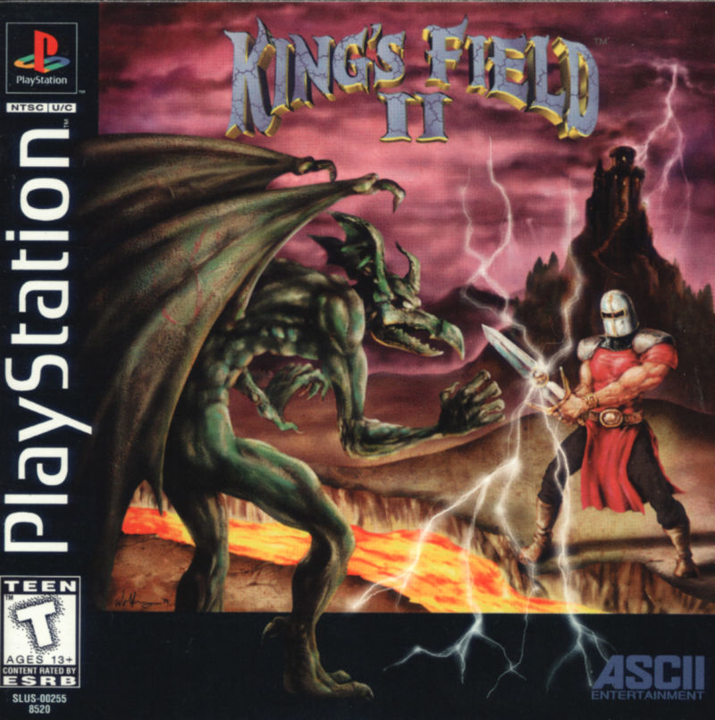 Front cover of King's Field II for PlayStation