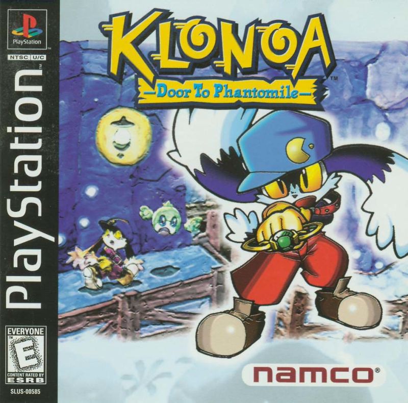 Front cover of Klonoa: Door to Phantomile for PlayStation