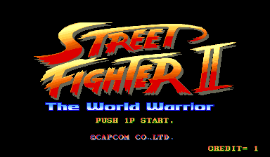 Front cover of Street Fighter II: The World Warrior for Arcade