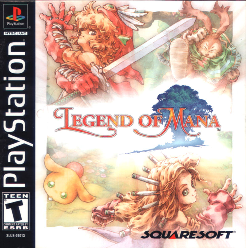 Front cover of Legend of Mana for PlayStation