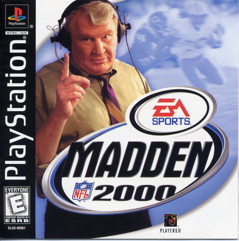 Front cover of Madden NFL 2000 for PlayStation