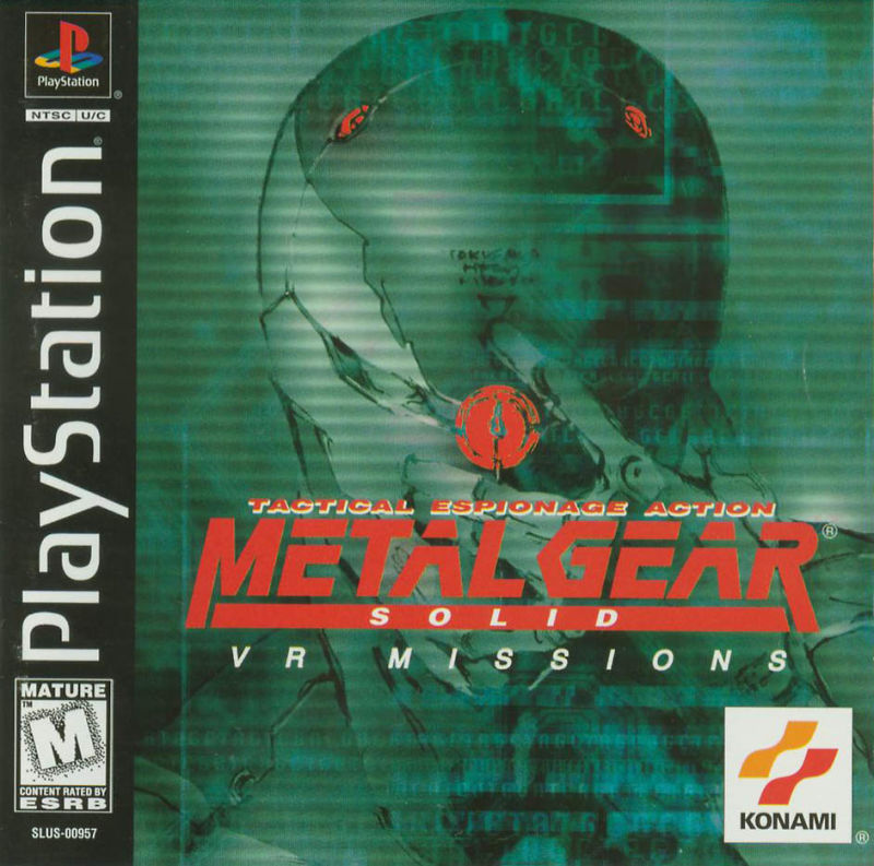 Front cover of Metal Gear Solid: VR Missions for PlayStation