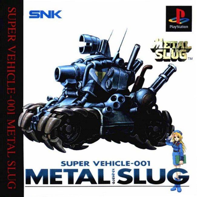 Front cover of Metal Slug: Super Vehicle - 001 for PlayStation