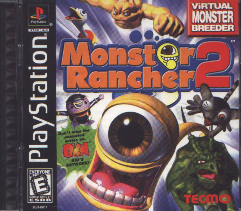 Front cover of Monster Rancher 2 for PlayStation