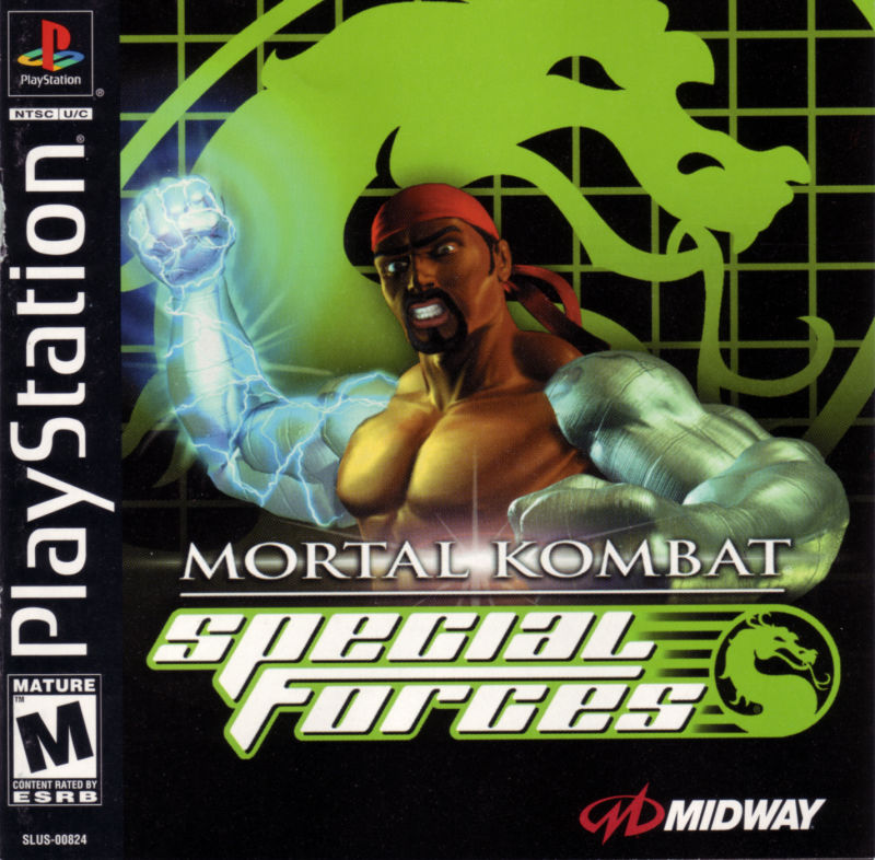 Front cover of Mortal Kombat: Special Forces for PlayStation