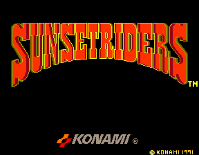 Front cover of Sunset Riders for Arcade
