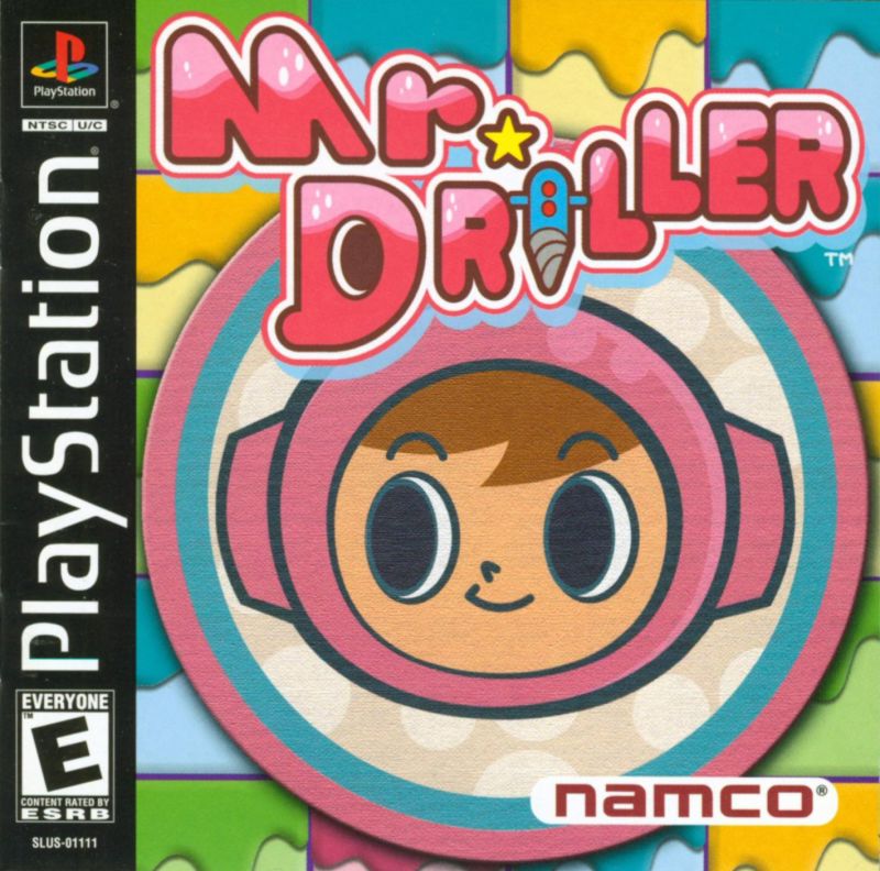 Front cover of Mr. Driller for PlayStation