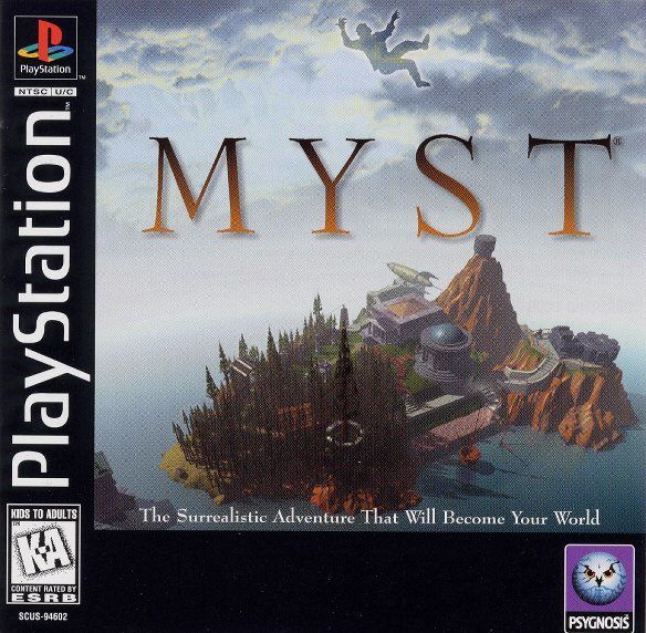 Front cover of Myst for PlayStation