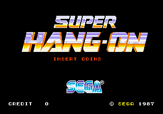 Front cover of Super Hang-On for Arcade