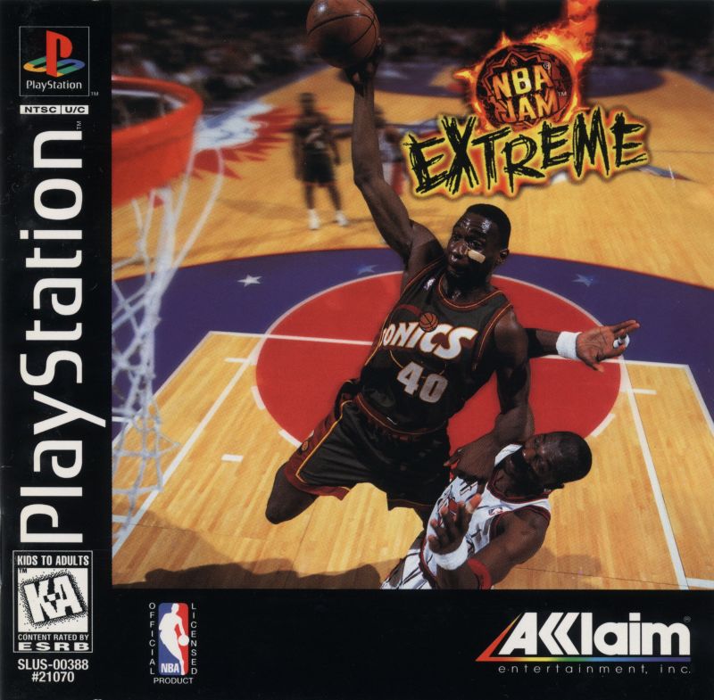 Front cover of NBA Jam Extreme for PlayStation