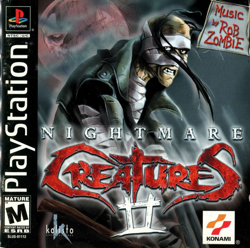 Front cover of Nightmare Creatures II for PlayStation