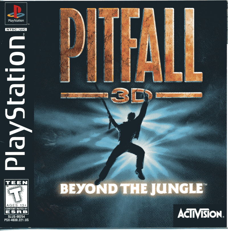 Front cover of Pitfall 3D: Beyond the Jungle for PlayStation
