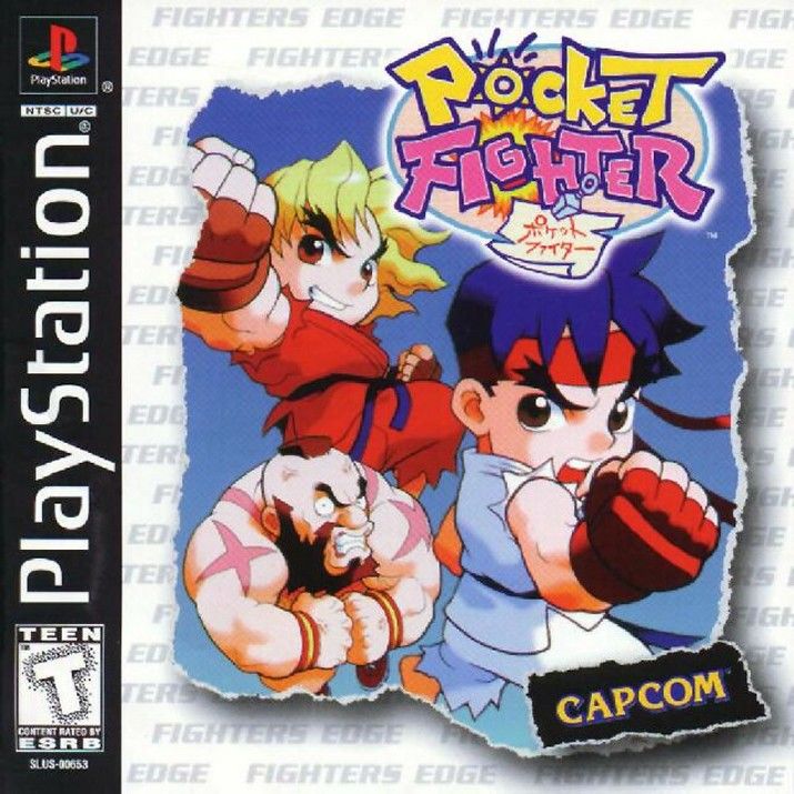 Front cover of Pocket Fighter for PlayStation