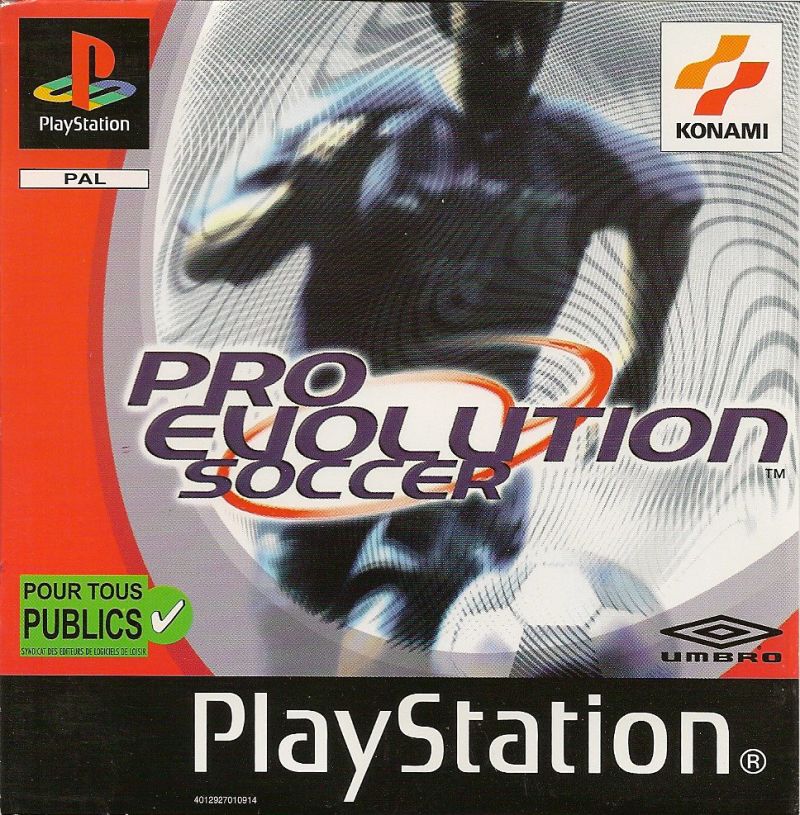 Front cover of Pro Evolution Soccer for PlayStation